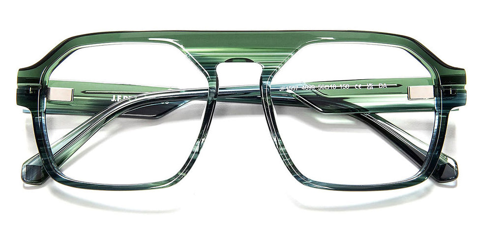 J.F. Rey® JF1557 JFR JF1557 4899 56 - 4899 Green/Stripes Green Eyeglasses