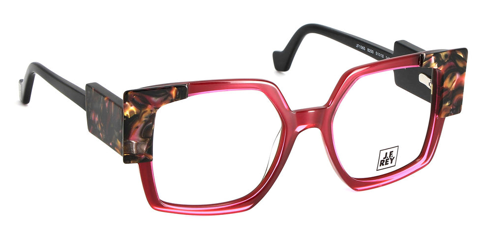 J.F. Rey® JF1565 JFR JF1565 8200 51 - 8200 Plum / Demi Pink Eyeglasses