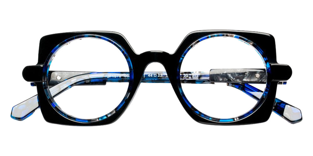 J.F. Rey® JF1578 JFR JF1578 0828 44 Eyeglasses - Bla White Vegetal/Blue Tortoiseshell