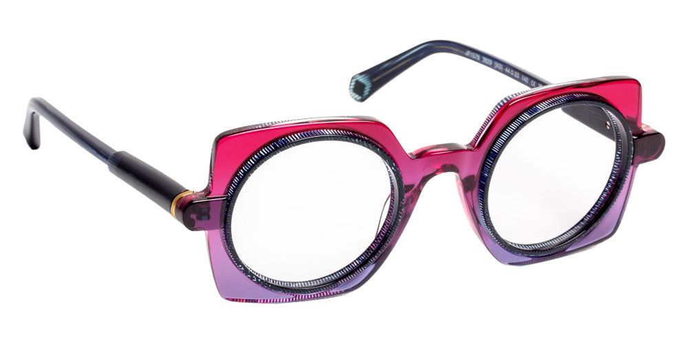 J.F. Rey® JF1578 JFR JF1578 3629 44 Eyeglasses - Gradient Red/Purple/Green Pixel