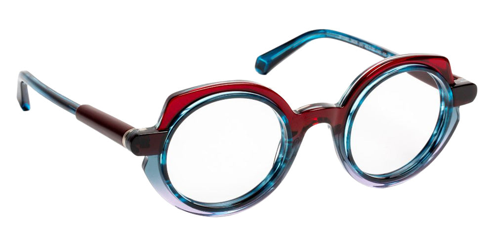 J.F. Rey® JF1580 JFR JF1580 3626 45 Eyeglasses - Gradient Burgundy/Blue