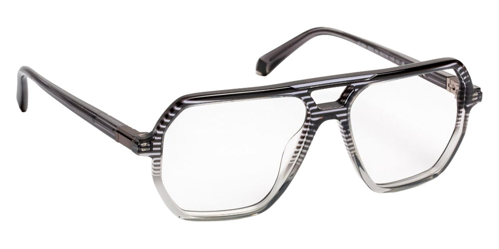 J.F. Rey® JF1584 Aviator Eyeglasses - Black/Gray Gradient