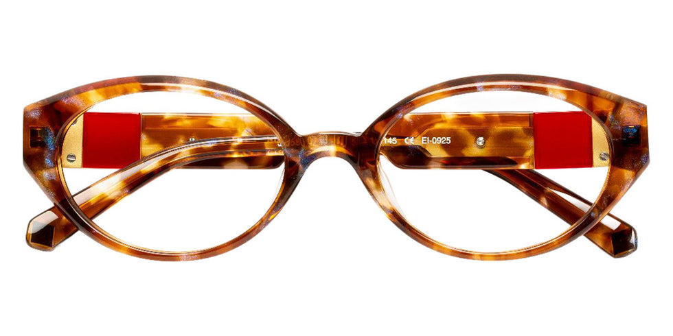 J.F. Rey® JF1590 Oval Eyeglasses - Tortoiseshell/Red