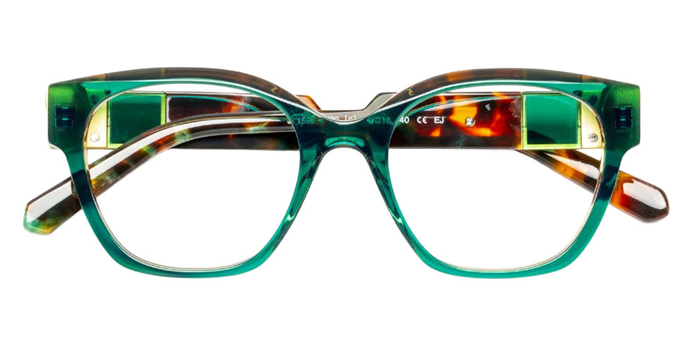 J.F. Rey® JF1598 JFR JF1598 4793 49 Eyeglasses - Pine Green/Green