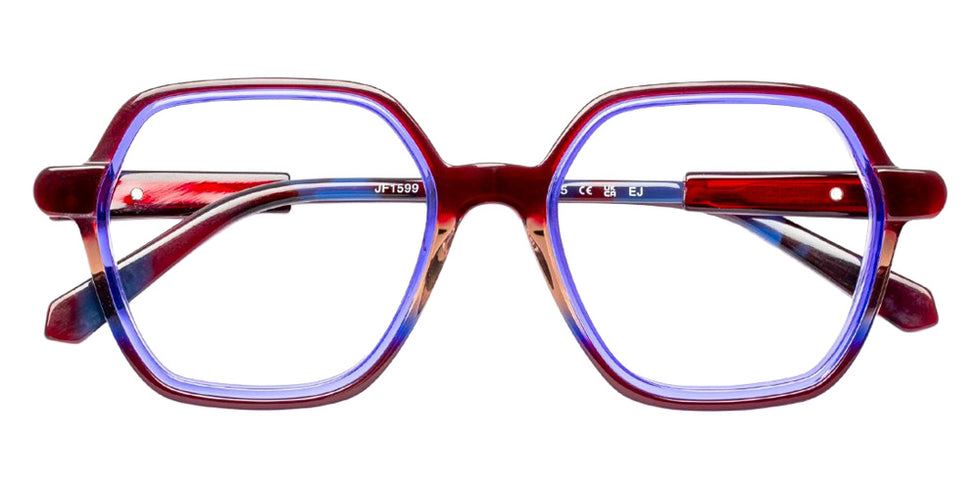 J.F. Rey® JF1599 JFR JF1599 3623 52 Eyeglasses - Red-Brown Gradient/Blue