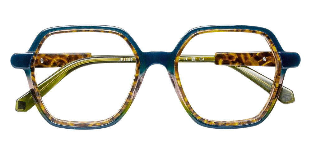J.F. Rey® JF1599 JFR JF1599 4455 52 Eyeglasses - Blue-Green-Brown-Gold Gradient