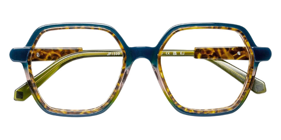 J.F. Rey® JF1599 JFR JF1599 4455 52 Eyeglasses - Blue-Green-Brown-Gold Gradient