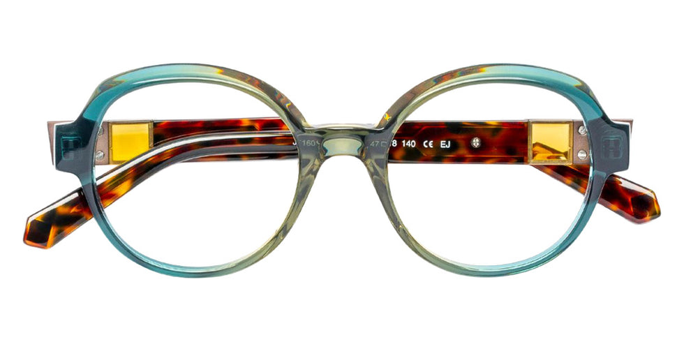 J.F. Rey® JF1601 JFR JF1601 4358 47 Eyeglasses - Green/Bronze