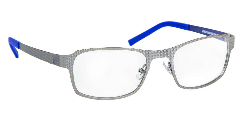 J.F. Rey® JF2527 Rectangle Eyeglasses - Gray/Blue
