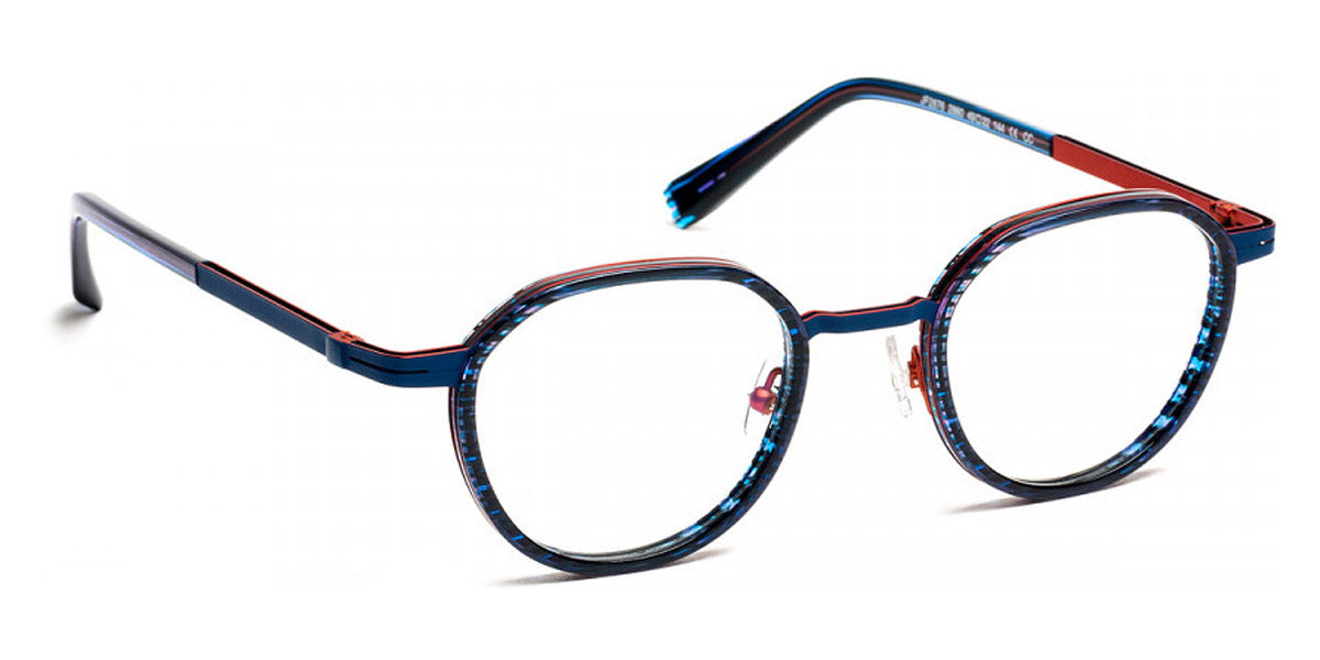 J.F. Rey® JF2876 JFR JF2876 2860 49 - 2860 Blue Stripes/Copper Eyeglasses
