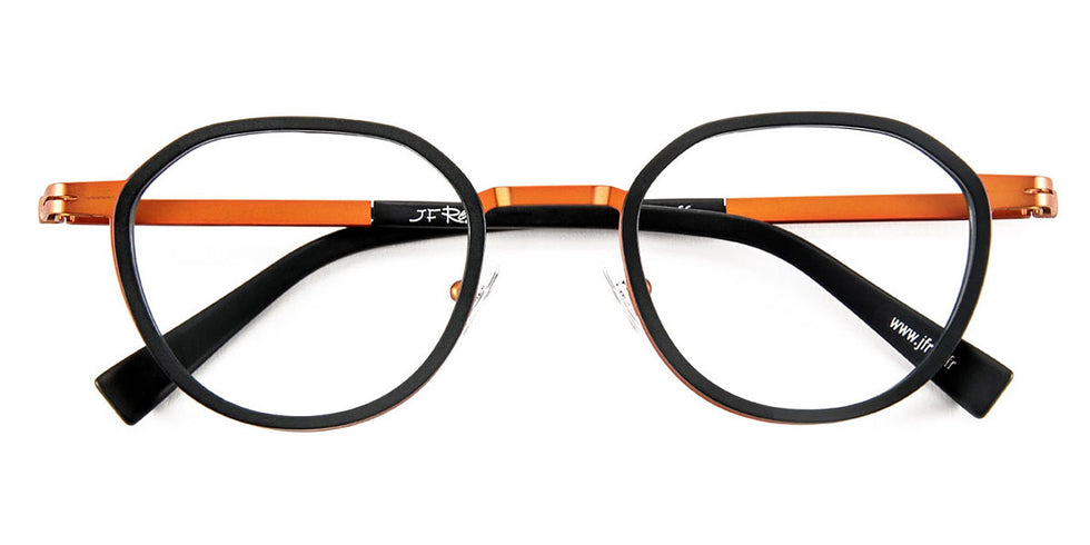 J.F. Rey® JF2876 JFR JF2876 0060 49 - 0060 Matte Black/Orange Eyeglasses