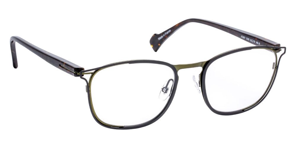J.F. Rey® JF2897 Square Eyeglasses - Black/Khaki