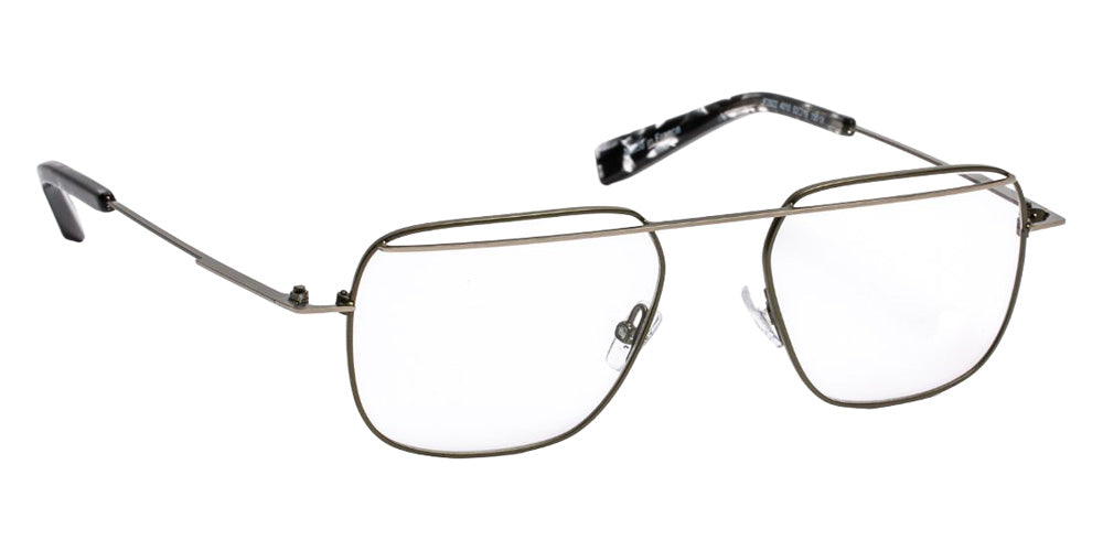 J.F. Rey® JF2922 Square Eyeglasses - Khaki/Silver