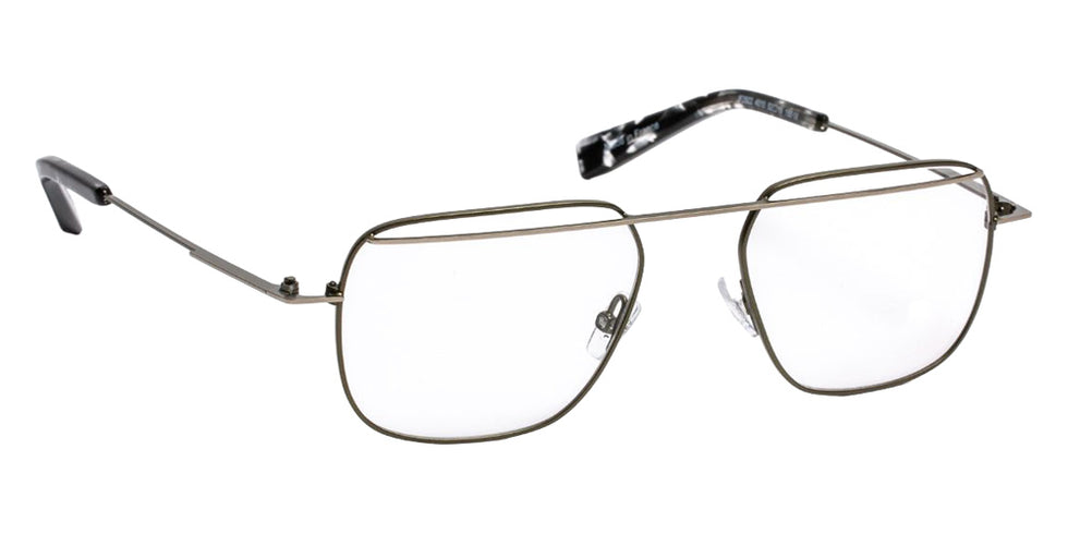 J.F. Rey® JF2922 Square Eyeglasses - Khaki/Silver