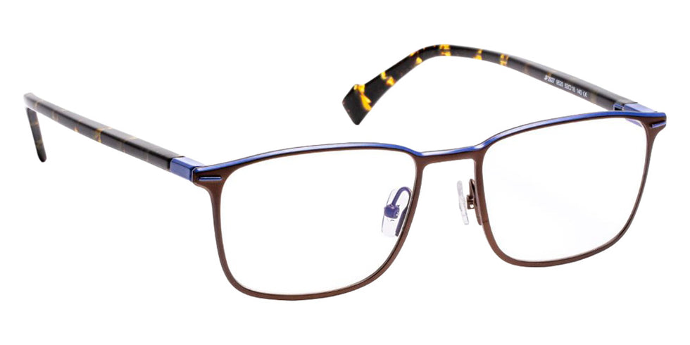 J.F. Rey® JF2927 Rectangle Eyeglasses - Brown/Blue