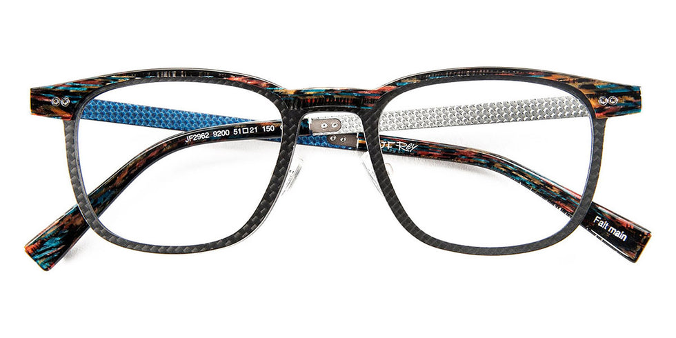 J.F. Rey® JF2962 JFR JF2962 9200 51 - 9200 Tissue Blue/Carbon/Fiber Glass Blue Eyeglasses