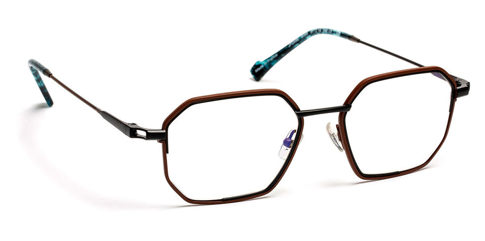 J.F. Rey® JF2996 JFR JF2996 B0098 51 - B0098 B 0098 BLACK / BROWN Eyeglasses