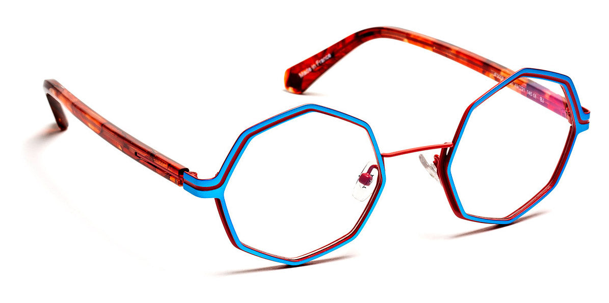 J.F. Rey® JF3008 JFR JF3008 2230 49 - 2230 Blue/Red Eyeglasses
