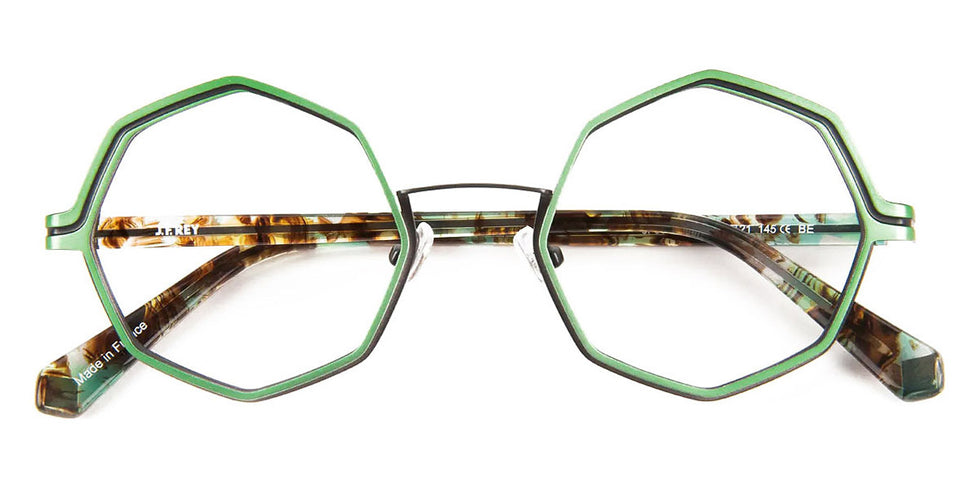 J.F. Rey® JF3008 JFR JF3008 4005 49 - 4005 Green/Gray Eyeglasses