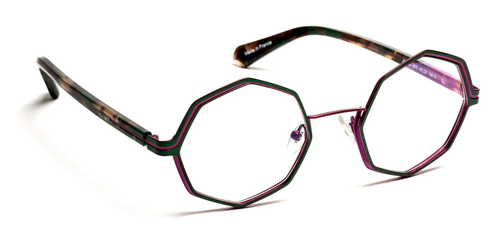 J.F. Rey® JF3008 JFR JF3008 4575 49 - 4575 Green/Purple Eyeglasses