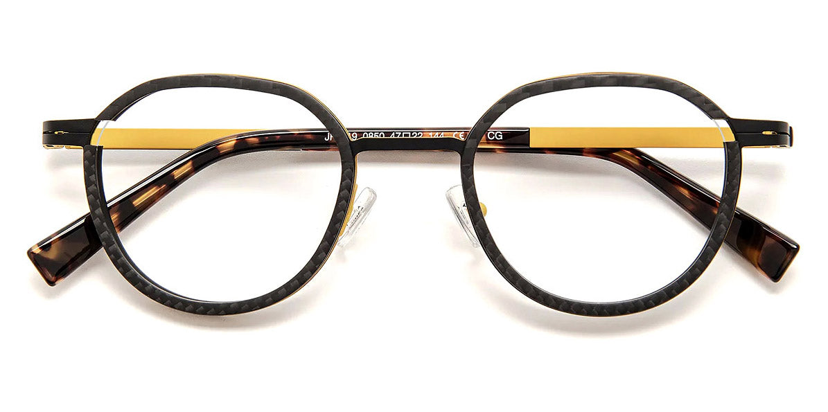 J.F. Rey® JF3019 JFR JF3019 0850 47 - 0850 Carbon/Black/Yellow Eyeglasses