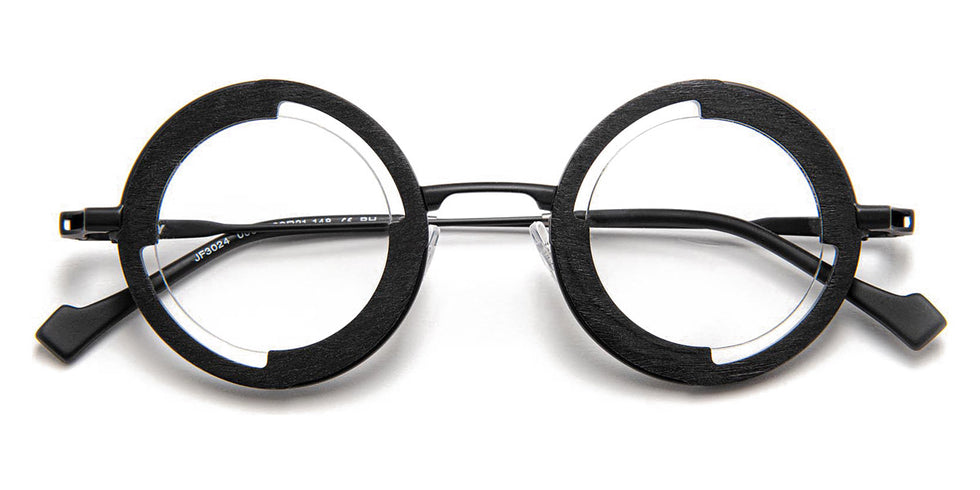 J.F. Rey® JF3024 JFR JF3024 0000 39 - 0000 Black / Sun Clip Black Gl Eyeglasses