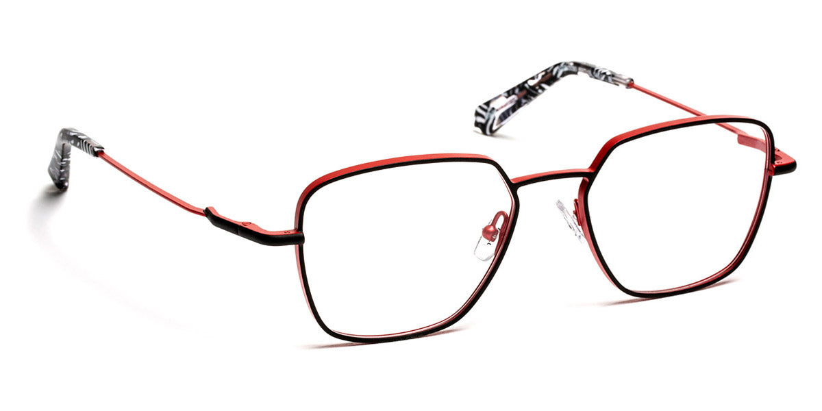 J.F. Rey® JF3027 JFR JF3027 0030 52 - 0030 Black/Red Eyeglasses