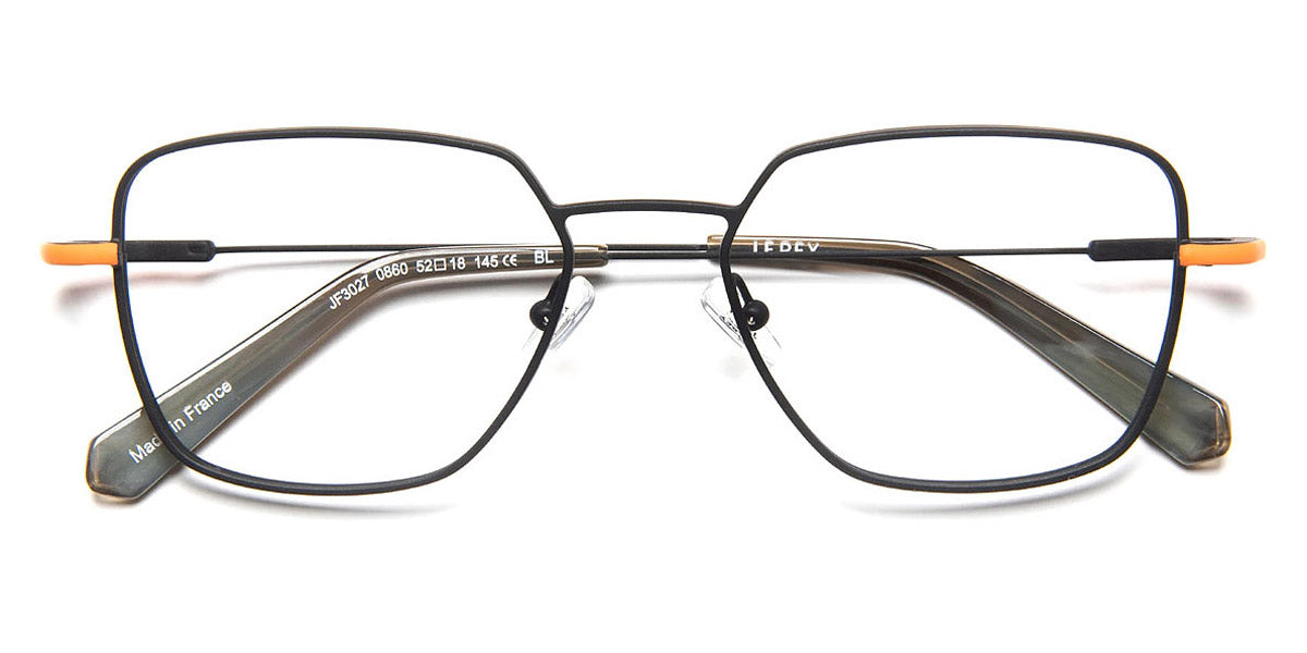 J.F. Rey® JF3027 JFR JF3027 0860 52 - 0860 Black/Copper Eyeglasses
