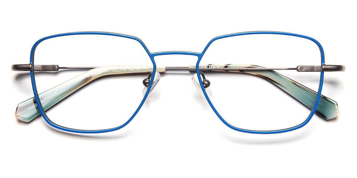 J.F. Rey® JF3027 JFR JF3027 2507 52 - 2507 Blue Electric/Gunmetal Eyeglasses