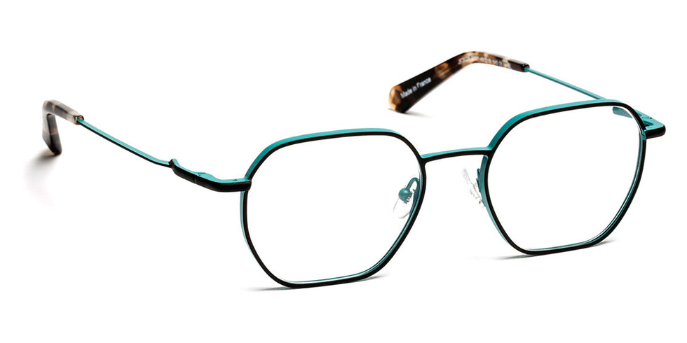 J.F. Rey® JF3028 JFR JF3028 0027 49 - 0027 Black/Blue Peacock Eyeglasses
