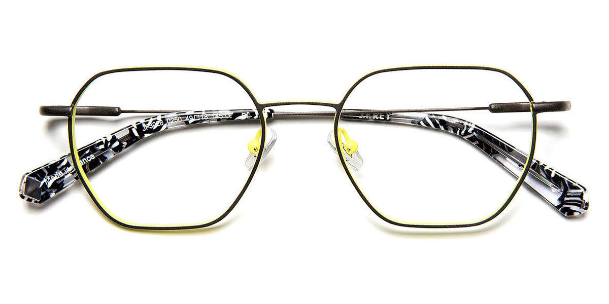 J.F. Rey® JF3028 JFR JF3028 0250 49 - 0250 Gunmetal/Yellow Eyeglasses