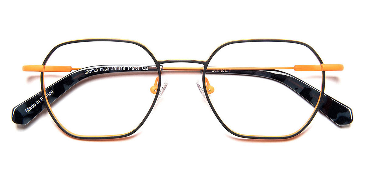 J.F. Rey® JF3028 JFR JF3028 0860 49 - 0860 Black/Copper Eyeglasses