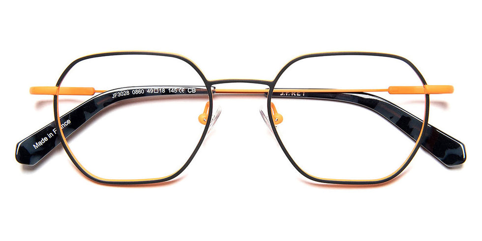 J.F. Rey® JF3028 JFR JF3028 0860 49 - 0860 Black/Copper Eyeglasses