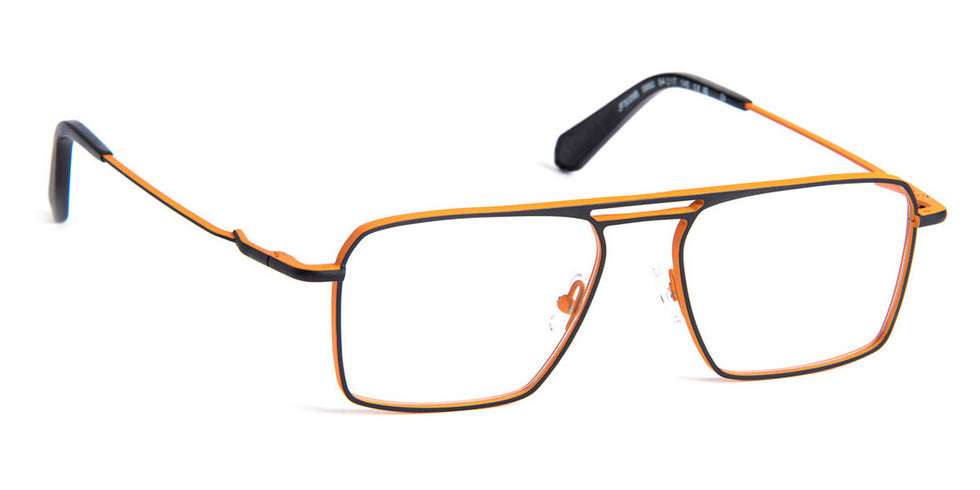 J.F. Rey® JF3029 JFR JF3029 b0860 54 - B0860 B 0860 Black / Orange Eyeglasses