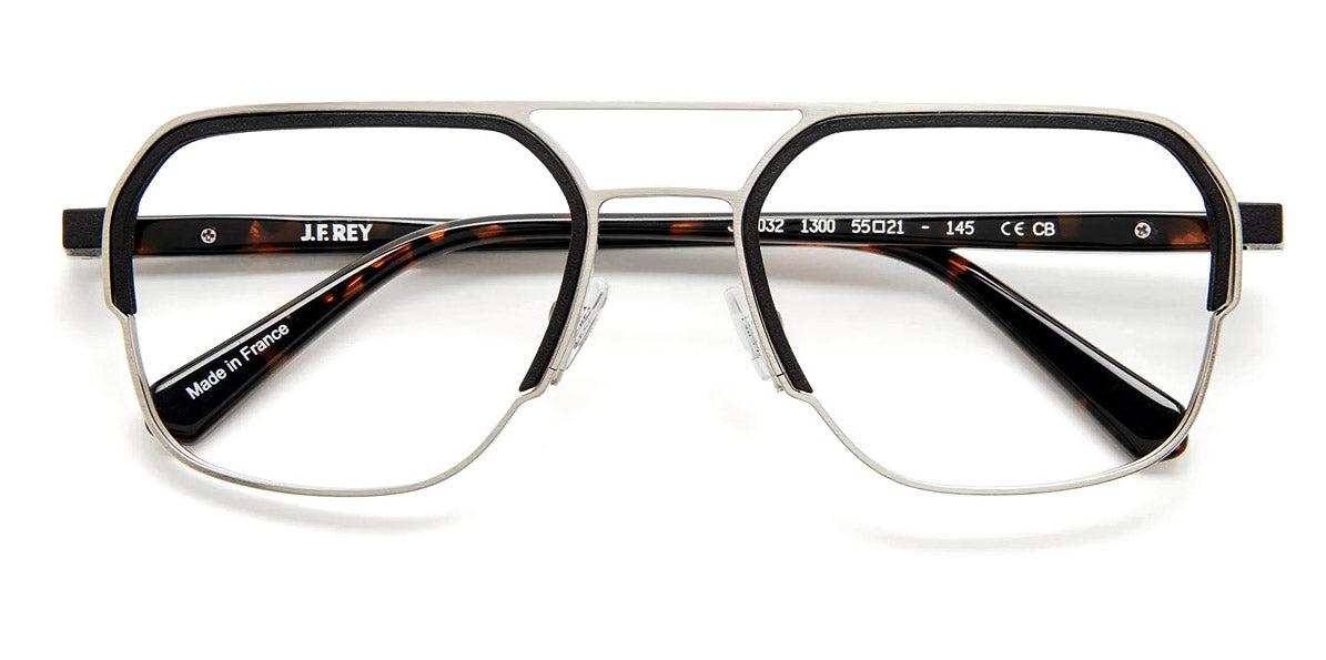 J.F. Rey® JF3032 JFR JF3032 1300 55 - 1300 Light Gray/Black Eyeglasses
