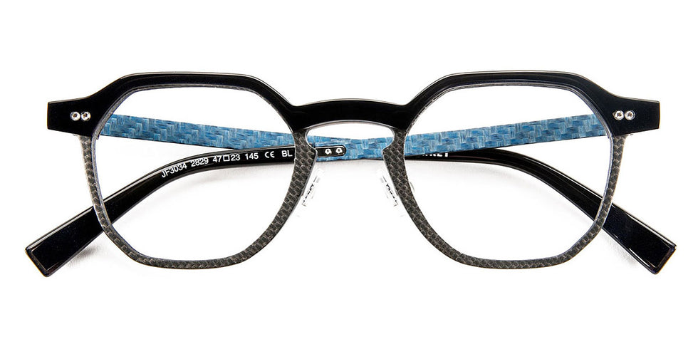 J.F. Rey® JF3034 JFR JF3034 2829 47 - 2829 Dark Blue/Carbon Eyeglasses