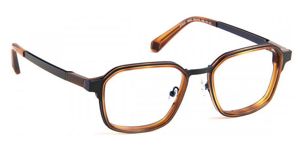 J.F. Rey® JF3037 JFR JF3037 9842 53 - 9842 Demi Brown/Green Eyeglasses