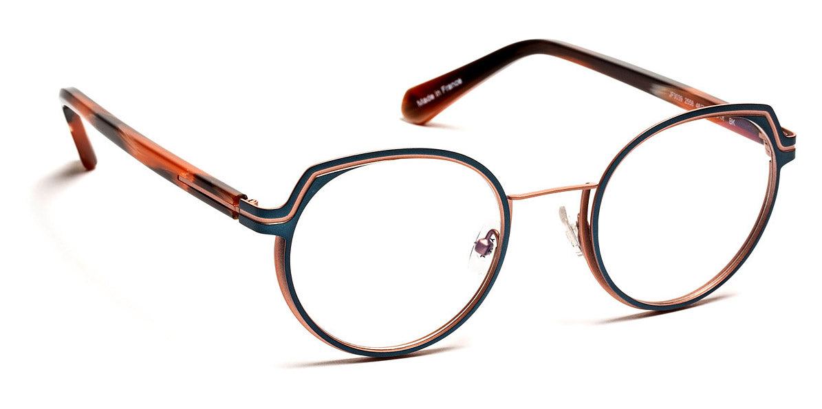 J.F. Rey® JF3039 JFR JF3039 2558 48 - 2558 Blue/Pink Gold Eyeglasses