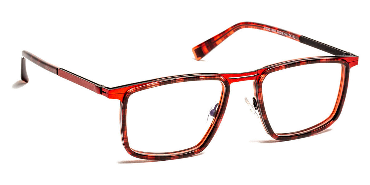 J.F. Rey® JF3042 JFR JF3042 3000 52 - 3000 Red/Black Eyeglasses