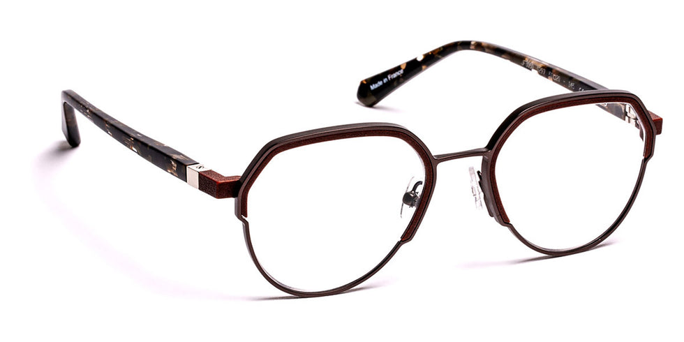 J.F. Rey® JF3050 JFR JF3050 0297 51 - 0297 Dark Gray/Brown Eyeglasses