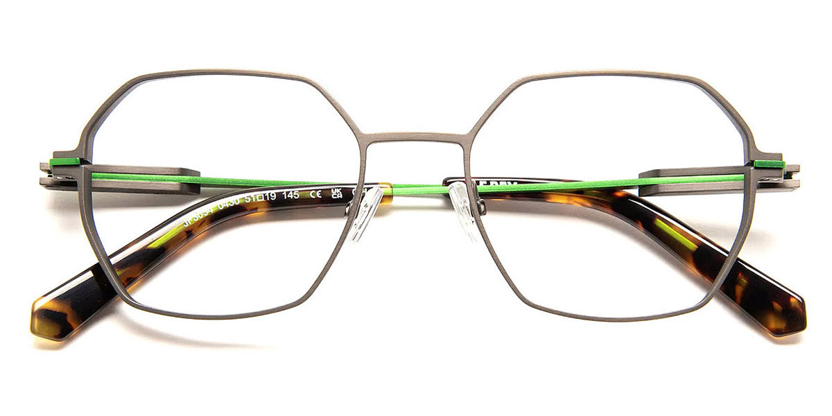 J.F. Rey® JF3054 JFR JF3054 0430 51 - 0430 Gun/Green Eyeglasses