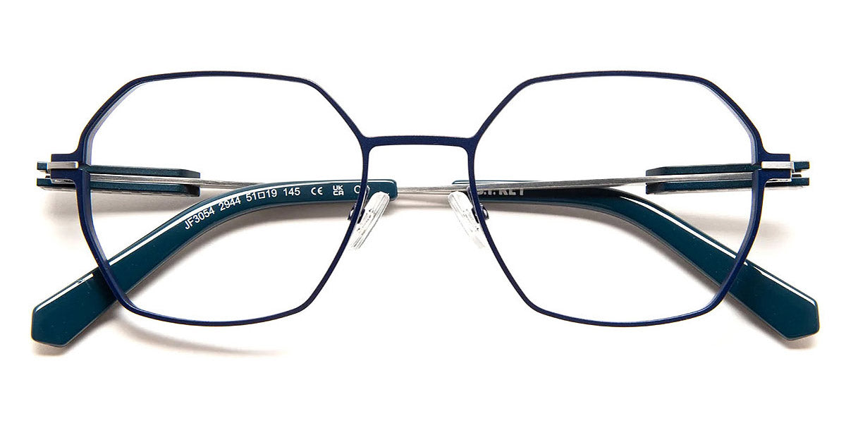 J.F. Rey® JF3054 JFR JF3054 2944 51 - 2944 Blue/Silver Eyeglasses