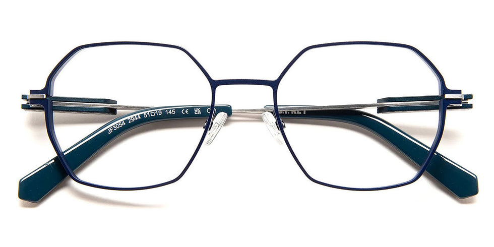J.F. Rey® JF3054 JFR JF3054 2944 51 - 2944 Blue/Silver Eyeglasses