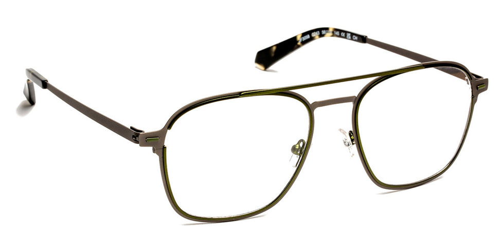 J.F. Rey® JF3058 JFR JF3058 0243 56 - 0243 Gun/Green Eyeglasses