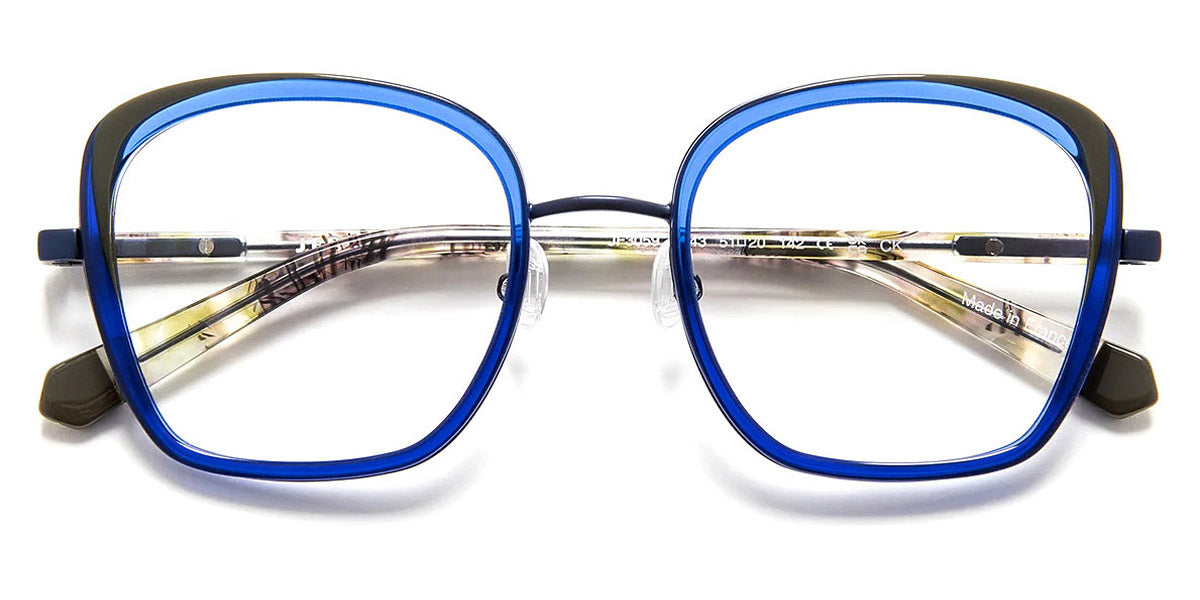 J.F. Rey® JF3059 JFR JF3059 2743 51 - 2743 Blue/Green Flower Eyeglasses