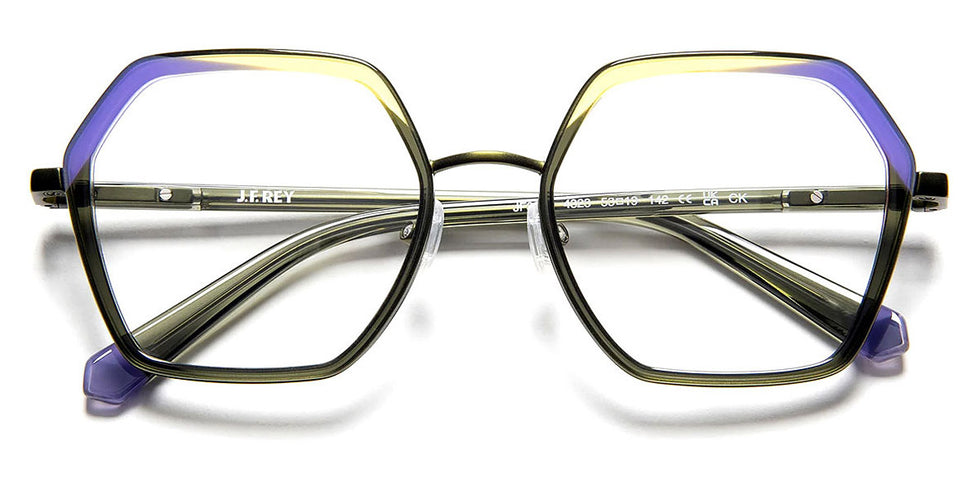 J.F. Rey® JF3060 JFR JF3060 4323 53 - 4323 Green/Purple Eyeglasses