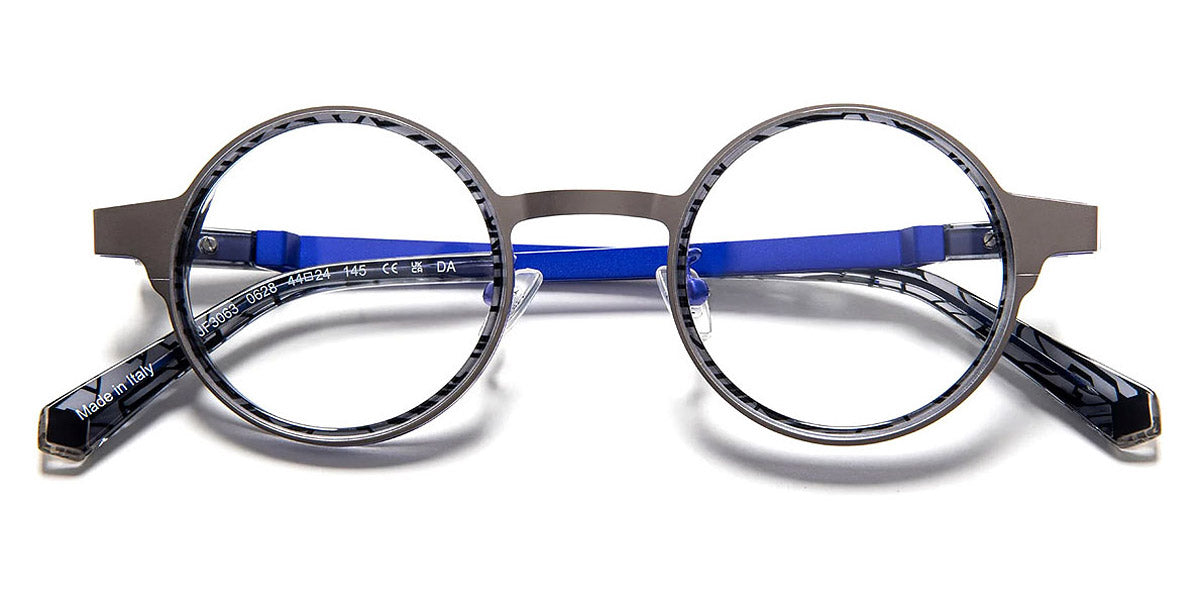 J.F. Rey® JF3063 JFR JF3063 0628 44 - 0628 Gray Gun/Blue Eyeglasses