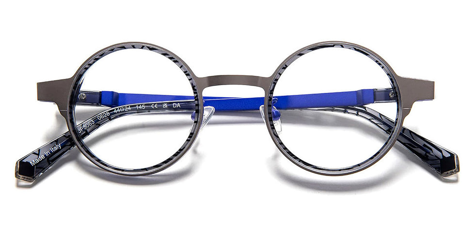 J.F. Rey® JF3063 JFR JF3063 0628 44 - 0628 Gray Gun/Blue Eyeglasses