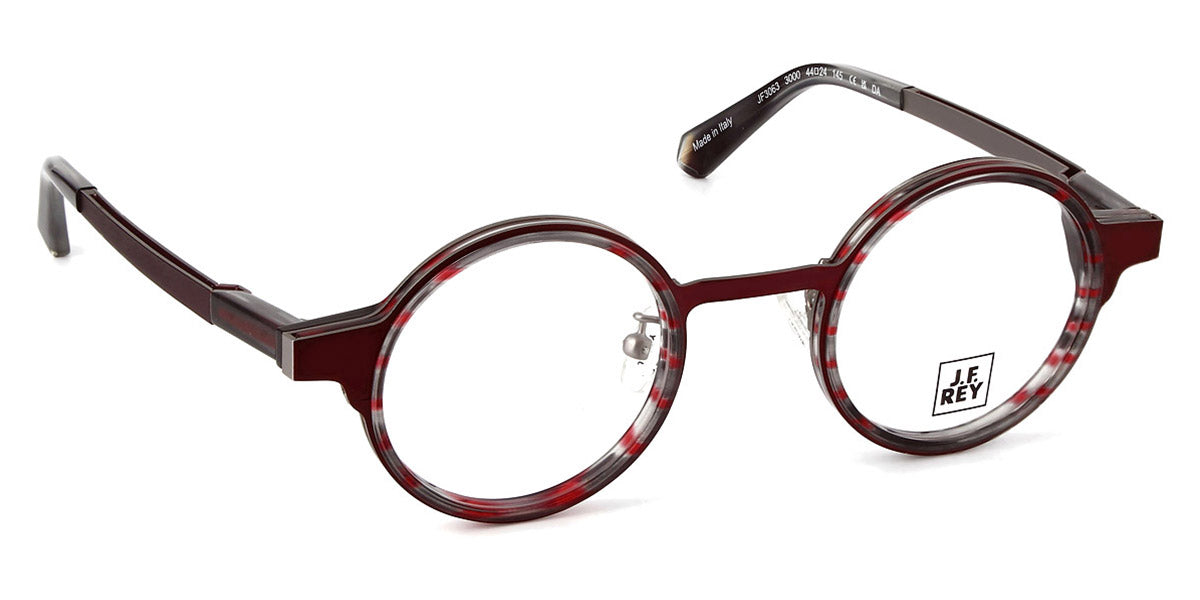 J.F. Rey® JF3063 JFR JF3063 3000 44 - 3000 Red/Black Eyeglasses