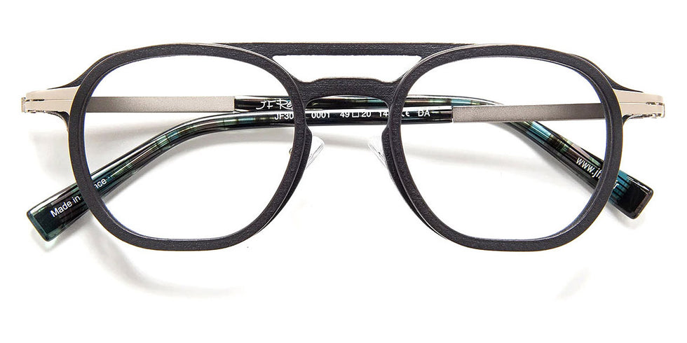 J.F. Rey® JF3069 JFR JF3069 0001 48 - 0001 Black/Silver Eyeglasses